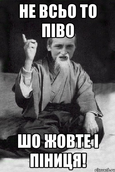 не всьо то піво шо жовте і піниця!, Мем Мудрий паца