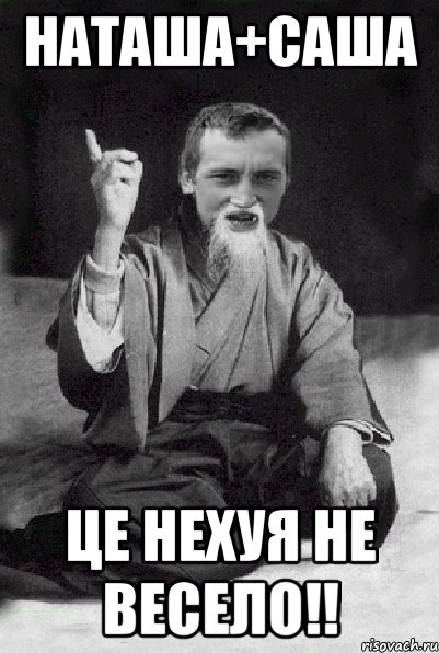 наташа+саша це нехуя не весело!!, Мем Мудрий паца