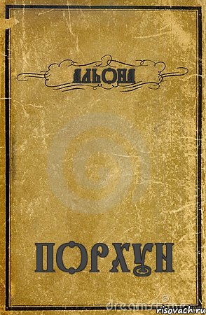 АЛЬОНА ПОРХУН, Комикс обложка книги