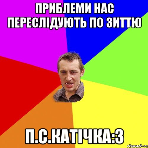 приблеми нас переслідують по зиттю П.с.Катічка:3, Мем Чоткий паца