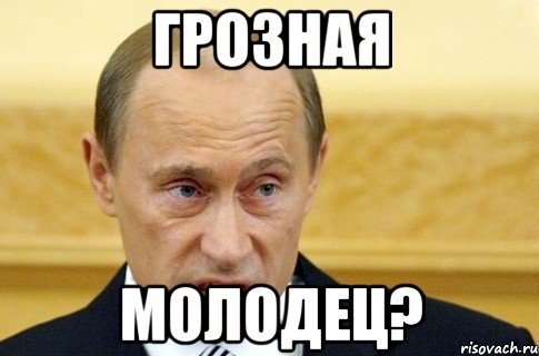 Грозная молодец?, Мем путин