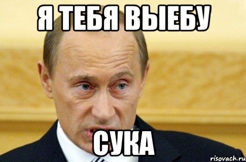 я тебя выебу сука, Мем путин