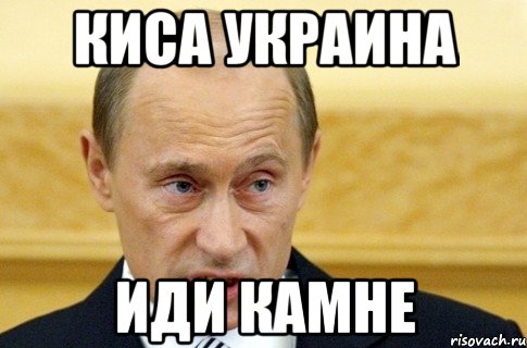 киса Украина иди камне, Мем путин