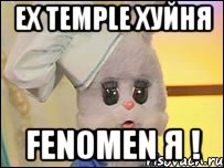 EX TEMPLE ХУЙНЯ FENOMEN Я !