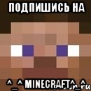 Подпишись на ^_^ Minecraft^_^, Мем стив