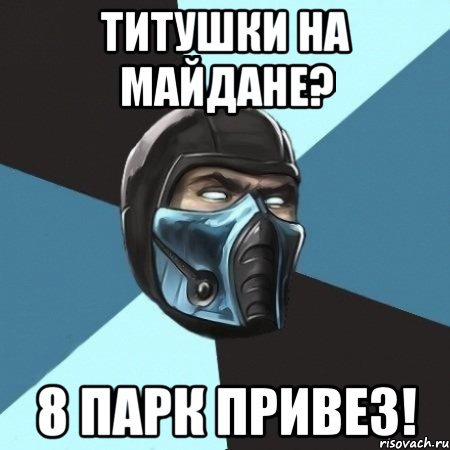 Титушки на майдане? 8 парк привез!, Мем Саб-Зиро