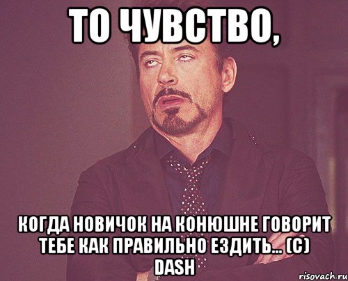 То чувство, Когда новичок на конюшне говорит тебе как правильно ездить... (с) Dash, Мем твое выражение лица