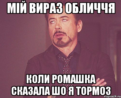 мій вираз обличчя коли Ромашка сказала шо я тормоз, Мем твое выражение лица