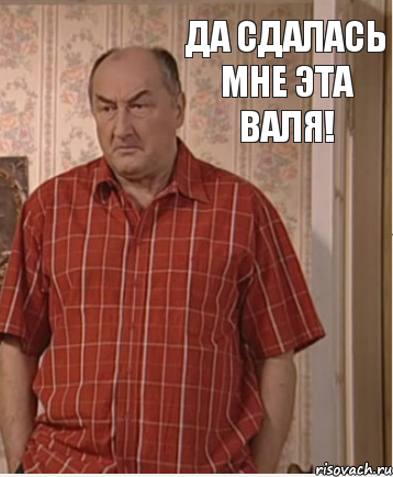 Да сдалась мне эта Валя!