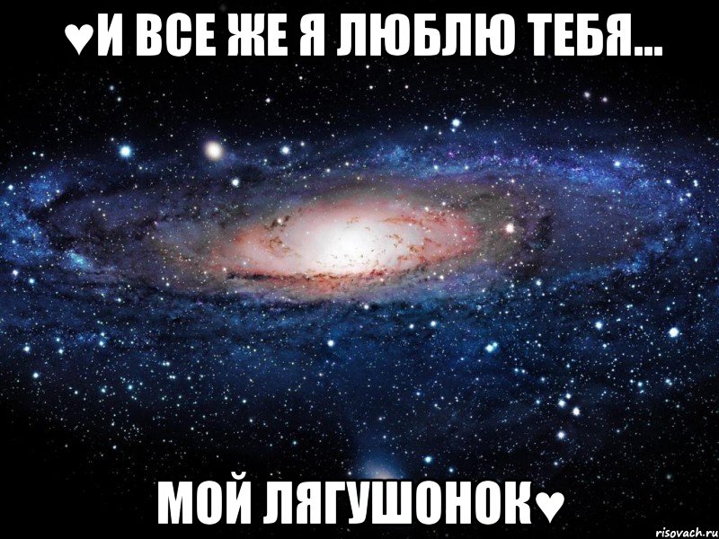 ♥И все же я Люблю тебя... Мой лягушонок♥, Мем Вселенная