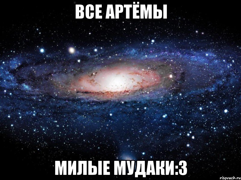 Все Артёмы милые мудаки:3, Мем Вселенная