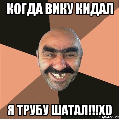 когда вику кидал я трубу шатал!!!XD, Мем Я твой дом труба шатал