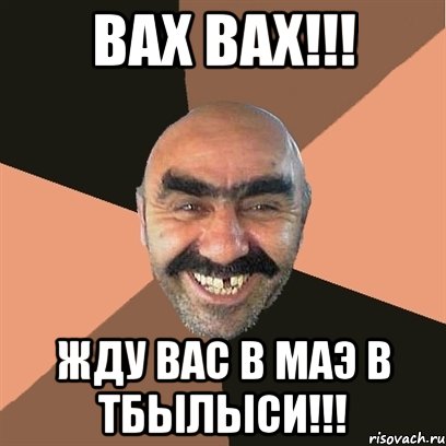 Вах Вах!!! Жду вас в маэ в Тбылыси!!!, Мем Я твой дом труба шатал