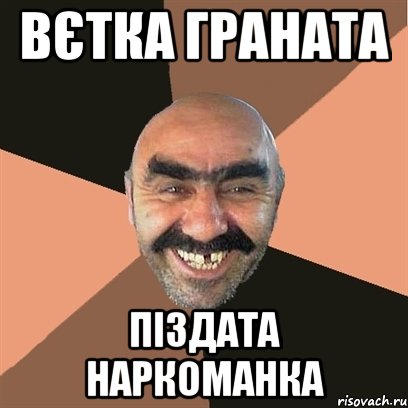 Вєтка Граната піздата наркоманка, Мем Я твой дом труба шатал