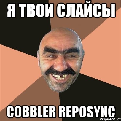 Я твои слайсы cobbler reposync, Мем Я твой дом труба шатал