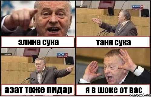 элинa сукa тaня сукa aзaт тожe пидaр я в шокe от вaс, Комикс жиреновский