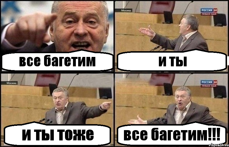 все багетим и ты и ты тоже все багетим!!!, Комикс Жириновский