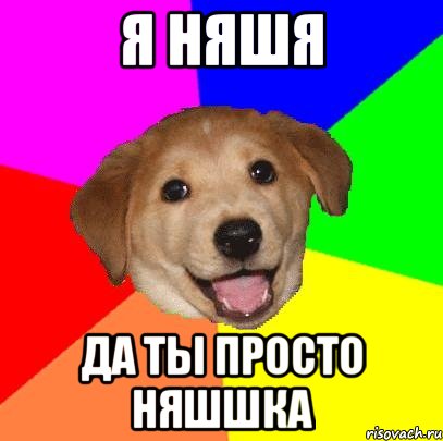 я няшя да ты просто няшшка, Мем Advice Dog