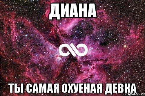 Диана ты самая охуеная девка, Мем офигенно