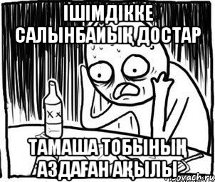 ІШімдікке салынбайық достар тамаша тобының аздаған ақылы, Мем Алкоголик-кадр