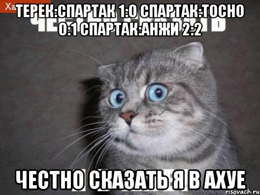 терек:спартак 1:0 спартак:тосно 0:1 спартак:анжи 2:2 честно сказать я в ахуе