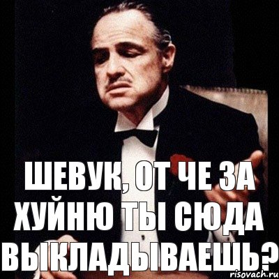 шевук, от че за хуйню ты сюда выкладываешь?, Комикс Дон Вито Корлеоне 1