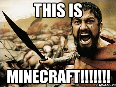 THIS IS MINECRAFT!!!!!!!, Мем Это Спарта