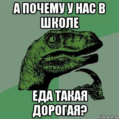 А почему у нас в школе еда такая дорогая?, Мем Филосораптор