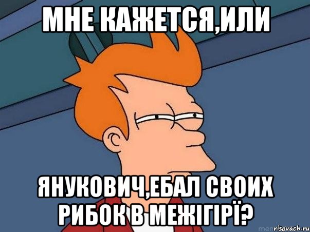 Мне Кажется,Или Янукович,Ебал Своих Рибок В Межігірї?, Мем  Фрай (мне кажется или)