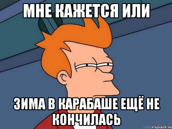 Мне кажется или зима в карабаше ещё не кончилась, Мем  Фрай (мне кажется или)