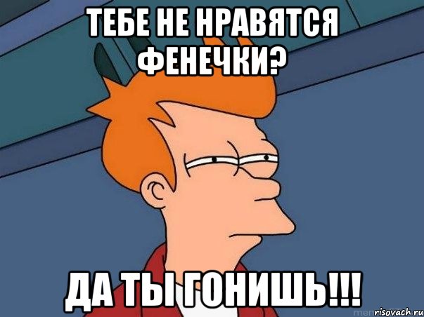 Тебе не нравятся ФеНеЧкИ? Да ты гонишь!!!, Мем  Фрай (мне кажется или)