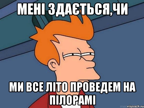 мені здається,чи ми все літо проведем на пілорамі, Мем  Фрай (мне кажется или)