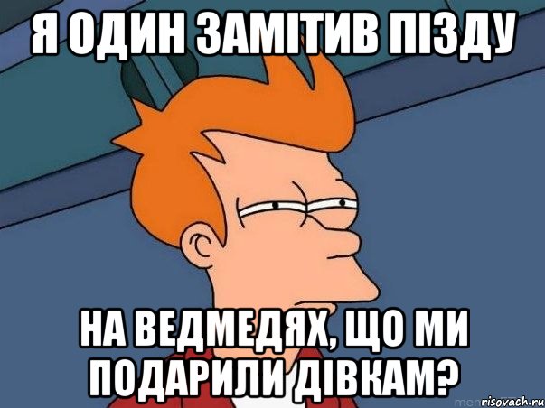 я один замітив пізду на ведмедях, що ми подарили дівкам?, Мем  Фрай (мне кажется или)