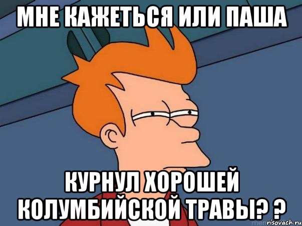 Мне кажеться или Паша Курнул хорошей колумбийской травы? ?, Мем  Фрай (мне кажется или)