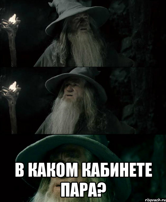  В каком кабинете пара?, Комикс Гендальф заблудился