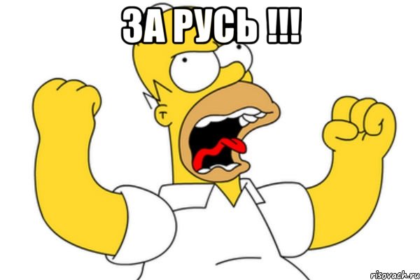 За Русь !!! , Мем Разъяренный Гомер