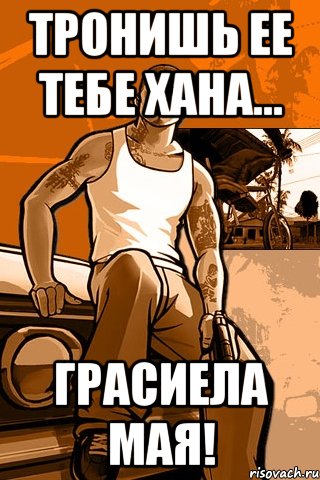 тронишь ее тебе хана... Грасиела мая!, Мем GTA