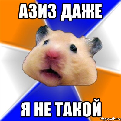 Азиз даже Я не такой, Мем Хомяк