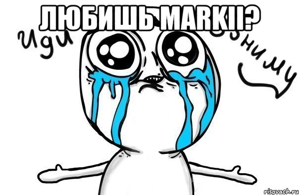 Любишь MARKII? , Мем Иди обниму