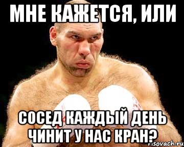 Мне кажется, или сосед каждый день чинит у нас кран?, Мем каменная голова