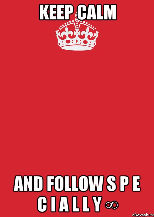 Keep Calm and follow s p e c i a l l y ∞, Комикс Keep Calm 3