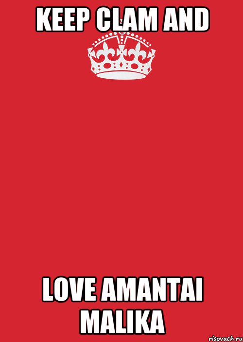 Keep Clam and Love Amantai Malika, Комикс Keep Calm 3