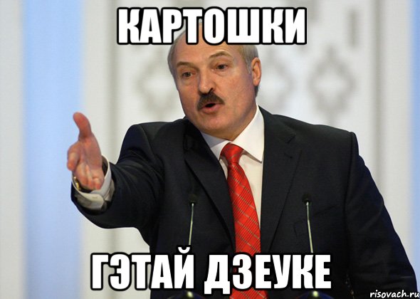 КАРТОШКИ ГЭТАЙ ДЗЕУКЕ, Мем лукашенко