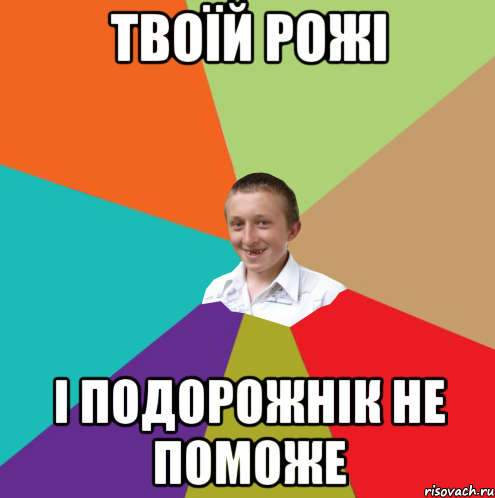 твоїй рожі і подорожнік не поможе, Мем  малый паца