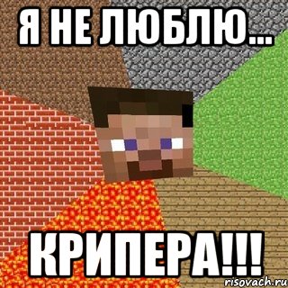 Я не люблю... Крипера!!!, Мем Миникрафтер