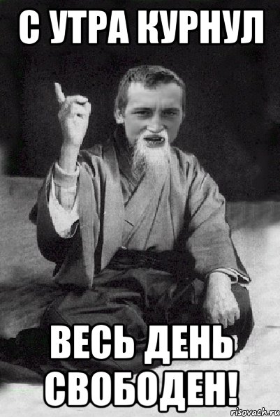 С утра курнул весь день свободен!, Мем Мудрий паца