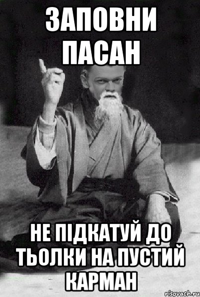 заповни пасан не підкатуй до тьолки на пустий карман, Мем Мудрий Виталька