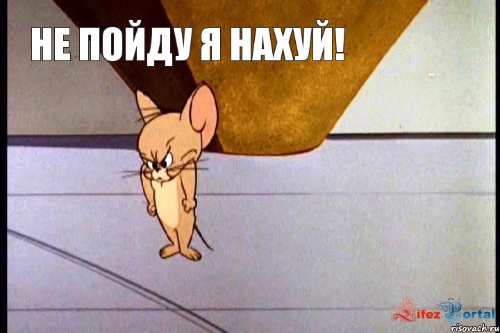 Не пойду я нахуй!, Мем  Недовольный Джерри