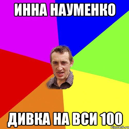 Инна Науменко Дивка на вси 100, Мем Чоткий паца