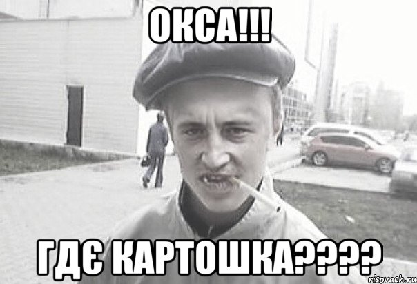 Окса!!! Гдє картошка????, Мем Пацанська философия